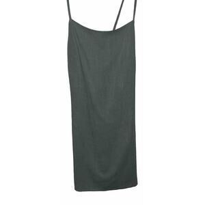 la hearts tie front midi dress LA Hearts Tie Front Smocked Midi Dress